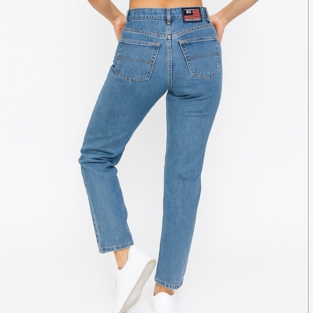 Polo Ralph Lauren Y2k Straight Leg Jeans 90's Urban Streetwear Waist 28in Mom
